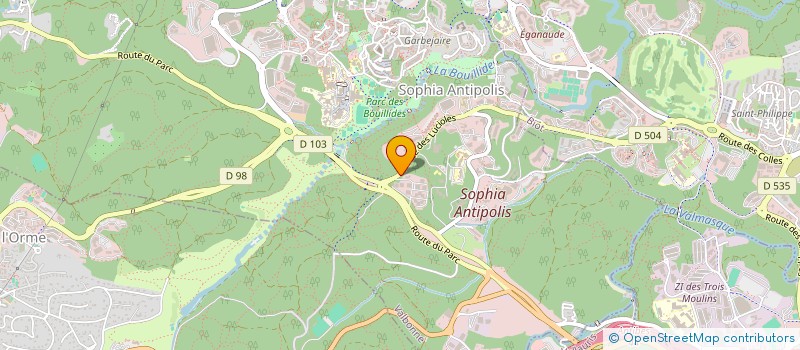 localisation de l'entreprise SOC DES CENTRES SOLUTIONS  VALBONNE