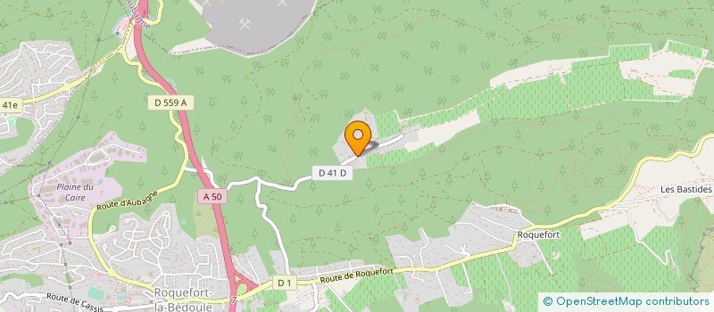 localisation de l'entreprise SOC DES CHAUX DE MARSEILLE à ROQUEFORT-LA-BEDOULE