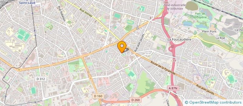localisation de l'entreprise SOC DES COURSES à ANGERS