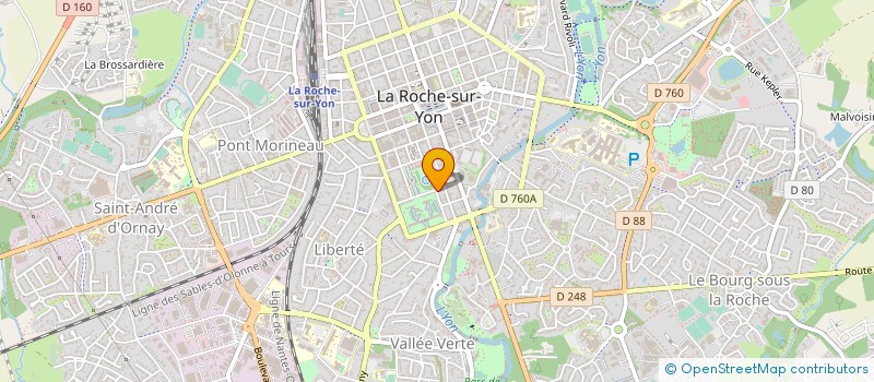 localisation de l'entreprise SOC DES COURSES DE CHEVAUX à LA ROCHE-SUR-YON