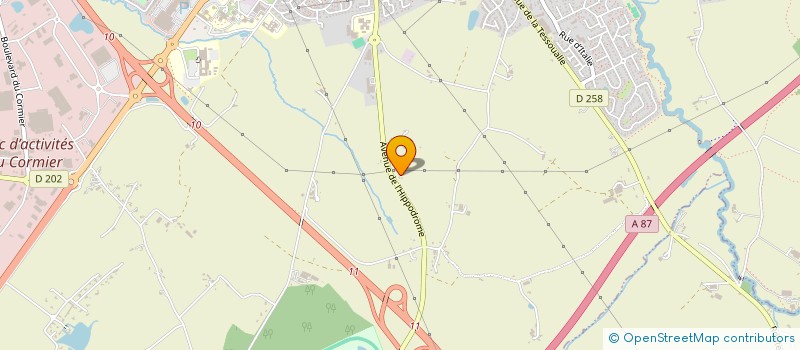 localisation de l'entreprise SOC DES COURSES DE CHOLET  CHOLET