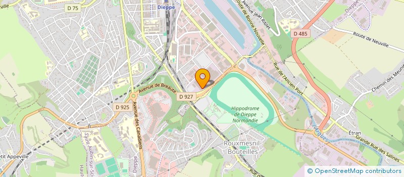 localisation de l'entreprise SOC DES COURSES DE DIEPPE  DIEPPE