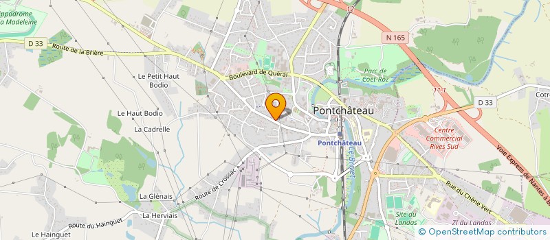 localisation de l'entreprise SOC DES COURSES DE PONTCHATEAU  PONTCHATEAU