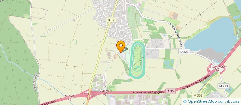 localisation de l'entreprise SOC DES COURSES DE STRASBOURG  HRDT