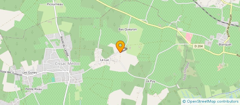 localisation de l'entreprise SOC DES DOMAINES CARLSBERG à CISSAC-MEDOC