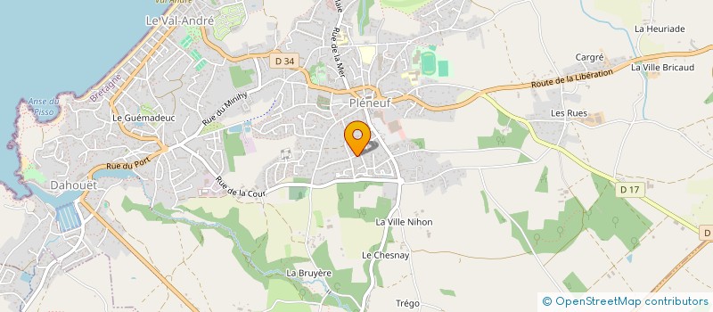 localisation de l'entreprise SOC DES DRS E GARIN ET P GARIN MAURY  PLENEUF-VAL-ANDRE