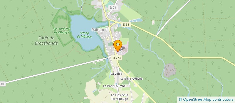 localisation de l'entreprise SOC DES EAUX DES SOURCES DE PAIMPONT à PAIMPONT