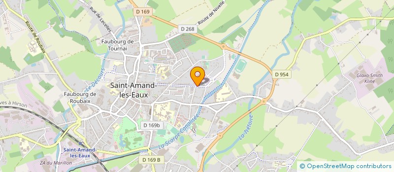 localisation de l'entreprise SOC DES EAUX MINERALES DE SAINT AMAND à SAINT-AMAND-LES-EAUX