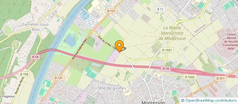 localisation de l'entreprise SOC DES ESPACES VERTS  MONTESSON