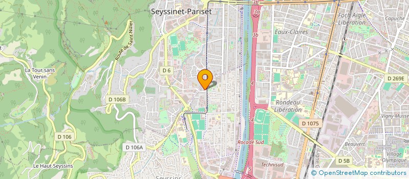 localisation de l'entreprise SOC DES ETABLISSEMENTS MORENAS à SEYSSINS