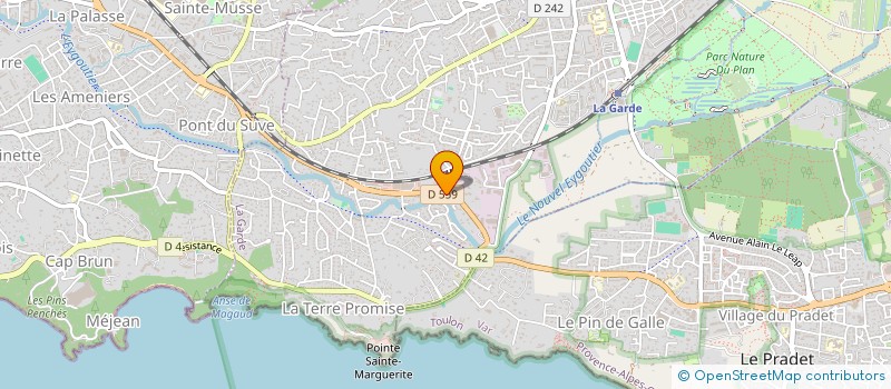 localisation de l'entreprise SOC DES ETABLISSEMENTS PONSARD à LA GARDE