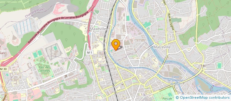 localisation de l'entreprise SOC DES ETS AUBRY MICHEL  MAXEVILLE