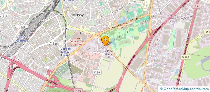 localisation de l'entreprise SOC DES ETS BOUCHER à MASSY