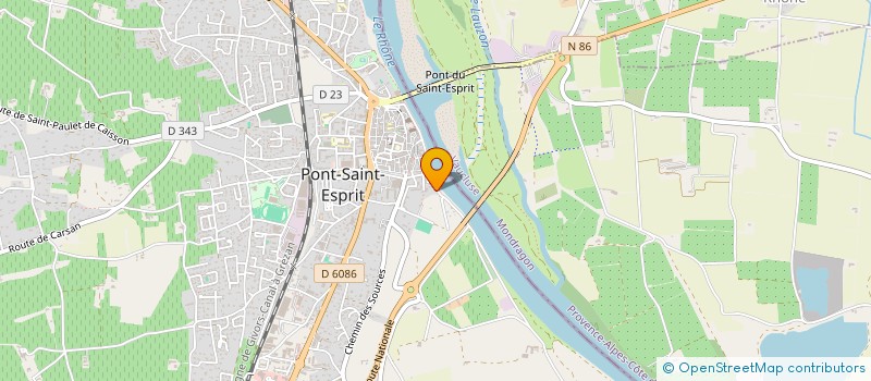 localisation de l'entreprise SOC DES ETS CHARPENTIER à PONT-SAINT-ESPRIT