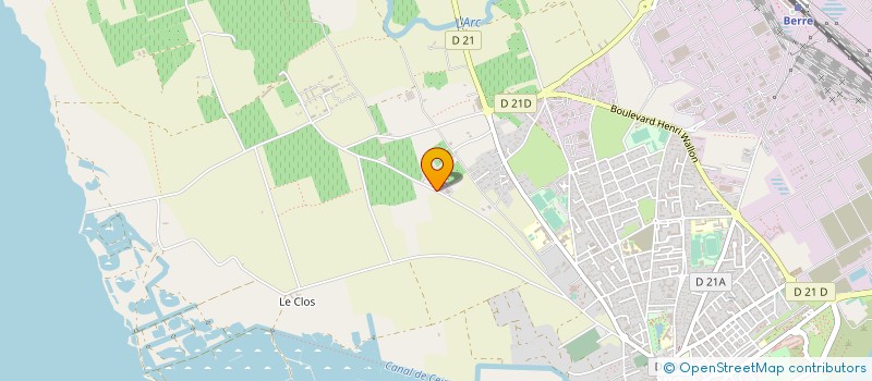 localisation de l'entreprise SOC DES ETS FIBRES NOUVELLES à BERRE L'ETANG