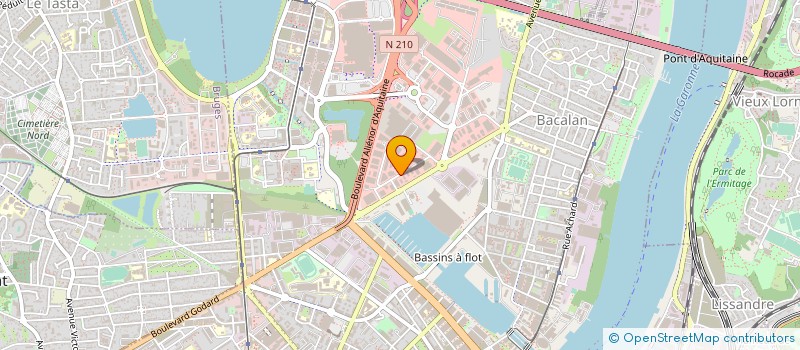 localisation de l'entreprise SOC DES ETS GEORGES CASANAVE ET FILS à BORDEAUX