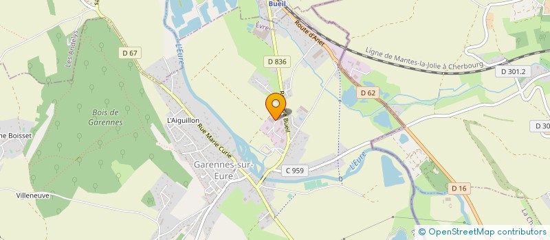 localisation de l'entreprise SOC DES ETS GROMENIL BURLOT à GARENNES-SUR-EURE
