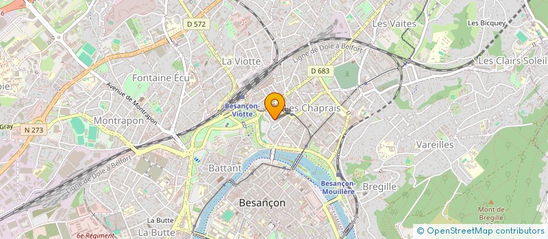 localisation de l'entreprise SOC DES ETS PELIER à BESANCON