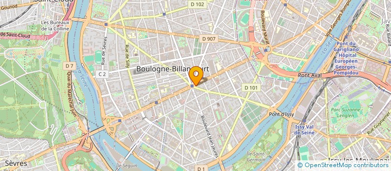 localisation de l'entreprise SOC DES ETS SAVIR à BOULOGNE-BILLANCOURT