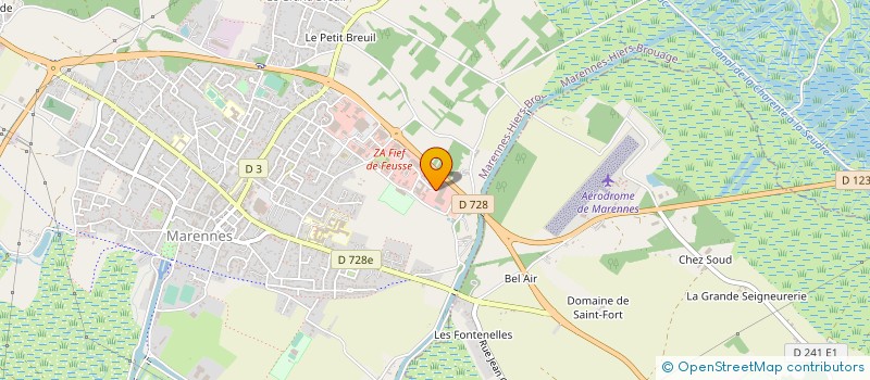 localisation de l'entreprise SOC DES ETS TALBOT à MARENNES-HIERS-BROUAGE