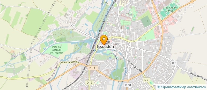 localisation de l'entreprise SOC DES FETES ISSOUDUN BERRY à ISSOUDUN