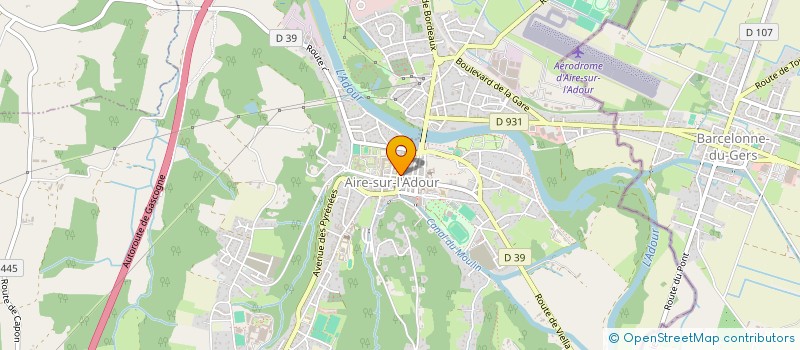 localisation de l'entreprise SOC DES GEOMETRES EXPERTS ATURINS à AIRE-SUR-L'ADOUR