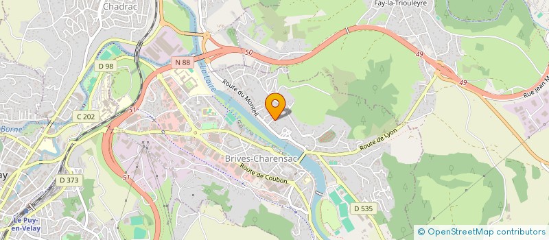 localisation de l'entreprise SOC DES IMPRESSIONS MODERNES EN CONTINU  BRIVES-CHARENSAC