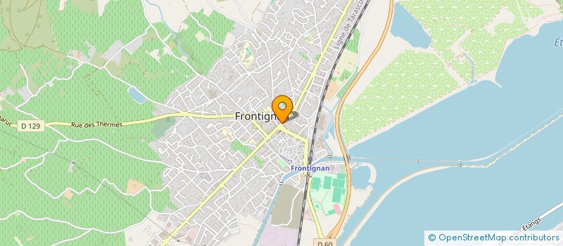 localisation de l'entreprise SOC DES JOUTEURS FRONTIGNANAIS à FRONTIGNAN