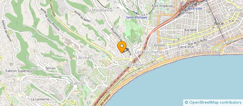 localisation de l'entreprise SOC DES MEUBLES MARIA à NICE