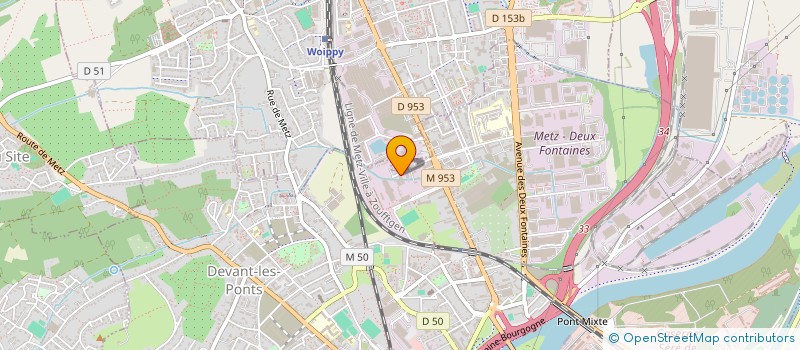 localisation de l'entreprise SOC DES PRODUCTEURS EUROPEENS  METZ