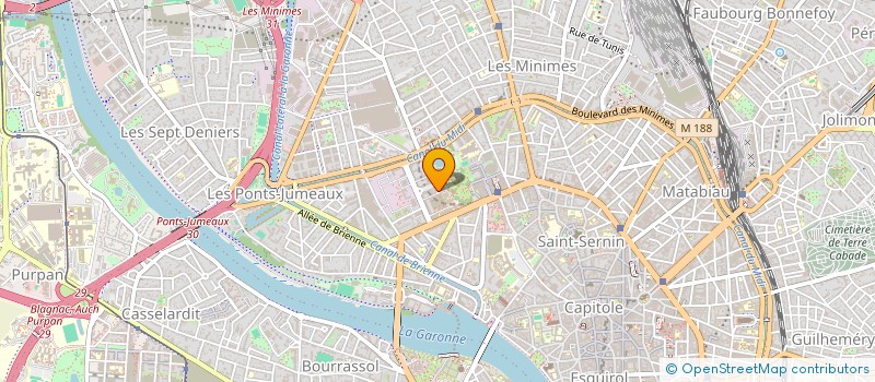 localisation de l'entreprise SOC DES REDACTEURS DE SUD RADIO SERVICE à TOULOUSE