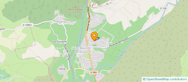 localisation de l'entreprise SOC DES SITES MONUMENTS LANGUEDOC MEDIT à SAINT-BAUZILLE-DE-PUTOIS