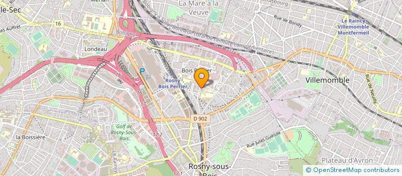 localisation de l'entreprise SOC DES SUPERMARCHES MM à ROSNY-SOUS-BOIS