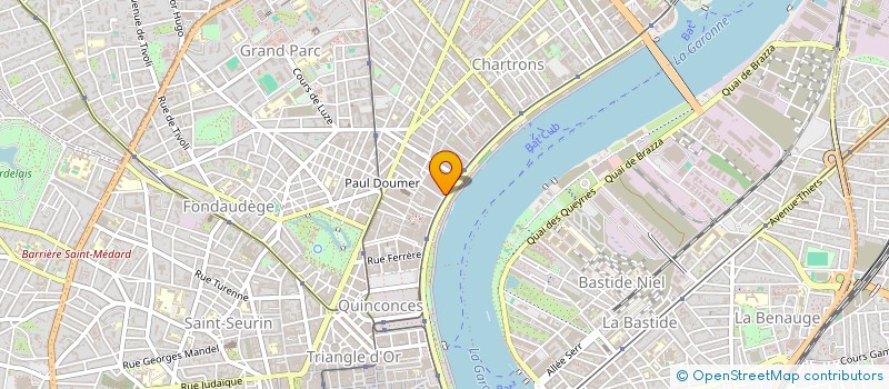 localisation de l'entreprise SOC DES TECHNIQUES ET LUMIERES ACTUELLES à BORDEAUX