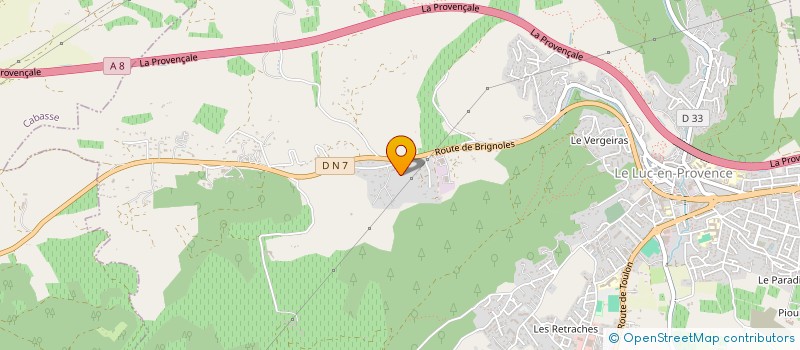 localisation de l'entreprise SOC DES TRANSPORTS DUCOURNAU GUINET  FLASSANS-SUR-ISSOLE