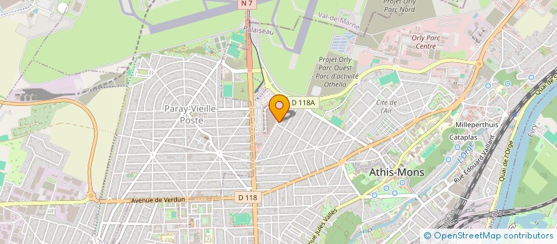 localisation de l'entreprise SOC DES TRANSPORTS ET LOCATION ESSONNE à ATHIS-MONS