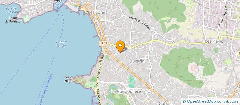 localisation de l'entreprise SOC DES TRANSPORTS ROUTIERS VAROIS à SIX-FOURS-LES-PLAGES