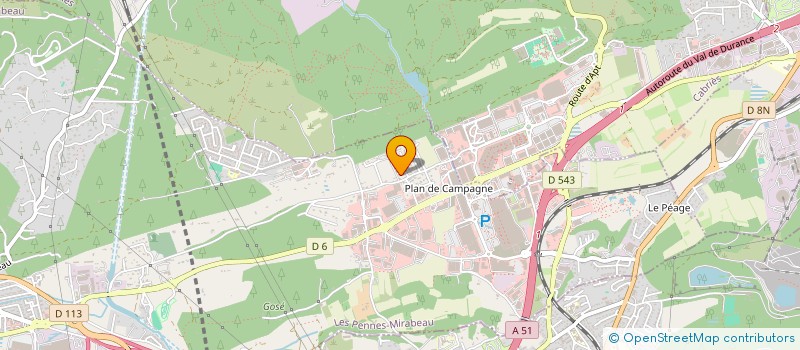 localisation de l'entreprise SOC DES TRANSPORTS TERRAGNO SAUVAIRE à LES PENNES-MIRABEAU