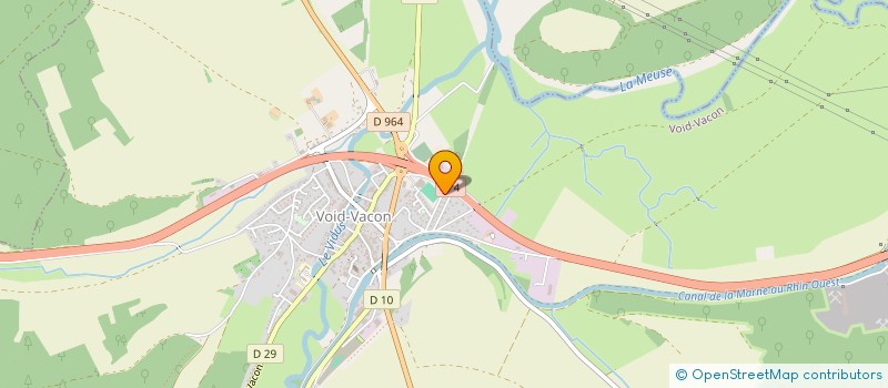 localisation de l'entreprise SOC DES TRANSPORTS THOUVENIN ET CIE à VOID-VACON