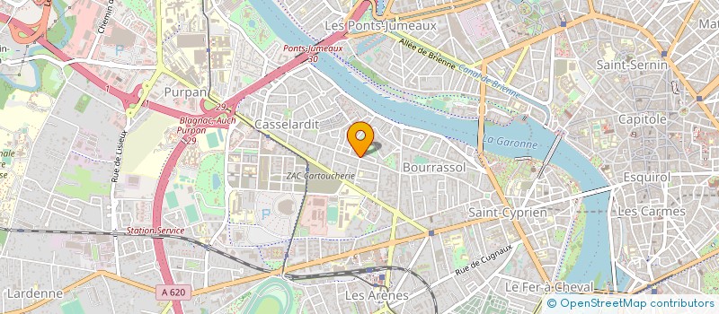 localisation de l'entreprise SOC DES VIANDES DES FONTAINES  TOULOUSE