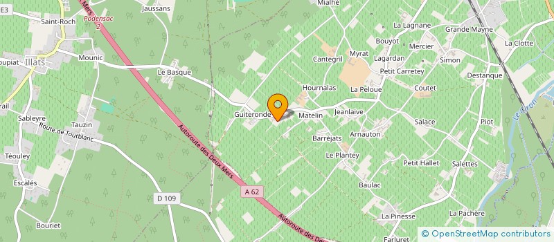 localisation de l'entreprise SOC DES VIGNOBLES DU HAYOT  BARSAC