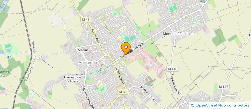 localisation de l'entreprise SOC DESCHILDRE PERON à ANNŒULLIN