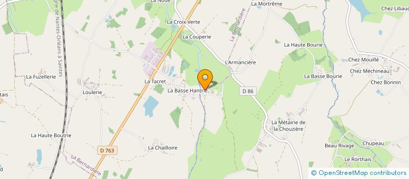 localisation de l'entreprise SOC DESFONTAINES  TREIZE-SEPTIERS