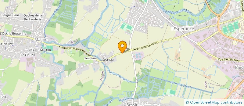 localisation de l'entreprise SOC DEUX SEVRIENNE CLIMATISATION ELECTRI à NIORT