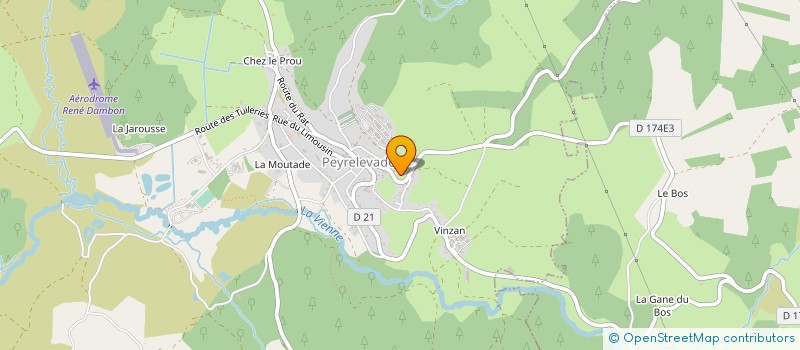 localisation de l'entreprise SOC DEVEL FINANCE PNEUMATIQUE'DEFI PNEU'  SORNAC