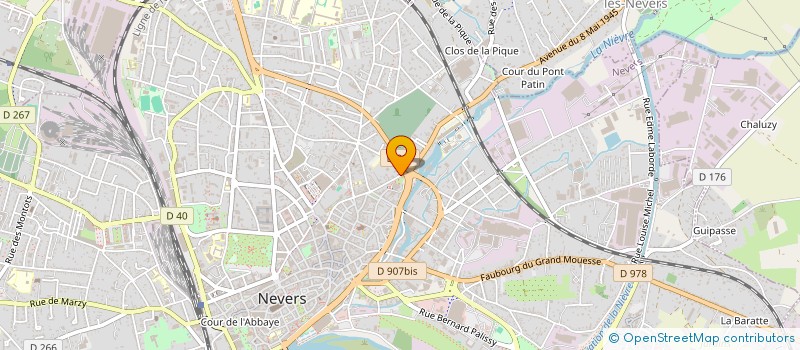 localisation de l'entreprise SOC DEVELOP AMENAG TECHNOP NEVERS MAGNY à NEVERS