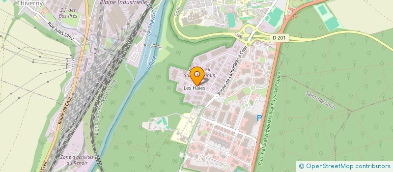 localisation de l'entreprise SOC DEVELOP REALIS APPAREILS MEDICAUX à SAINT-MAXIMIN
