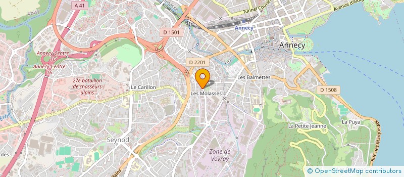 localisation de l'entreprise SOC DEVELOPPEMENT AMENAGEMENT DE LOISIRS à ANNECY