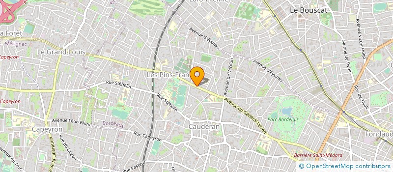 localisation de l'entreprise SOC DEVELOPPEMENT FINANCIER à BORDEAUX