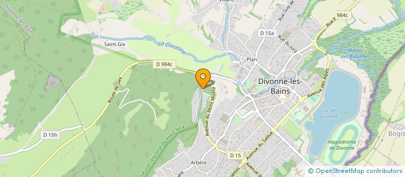 localisation de l'entreprise SOC DEVELOPPEMENT FONCIER DE VOUVRAY à DIVONNE-LES-BAINS